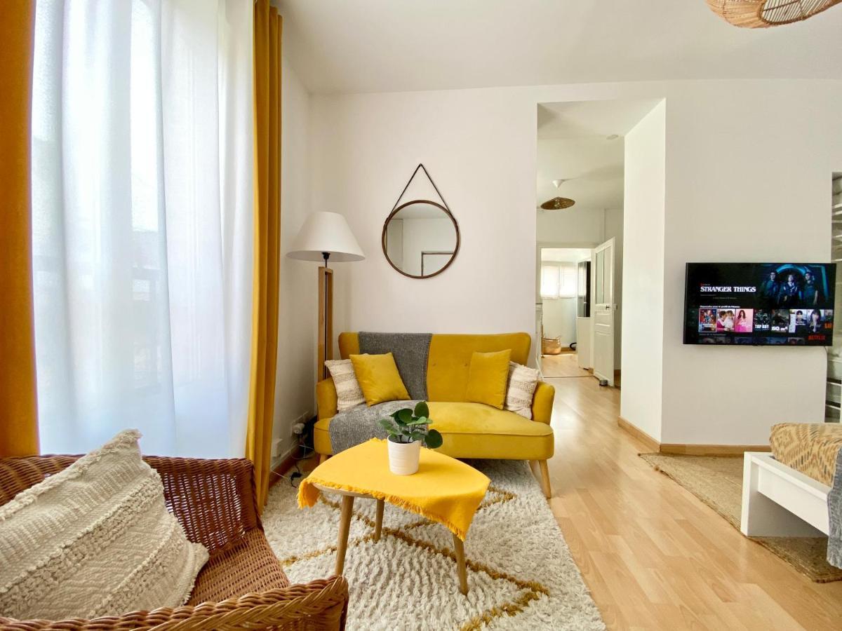 Bohemia - Best Keys - Ideal Pro & Couple - Cosy - Centre Ville - Smart Tv - Netflix & Wifi Fibre - Check-In Autonome - Parking Facile & Gratuit - Confort & Equipements Premium Sens Exterior photo
